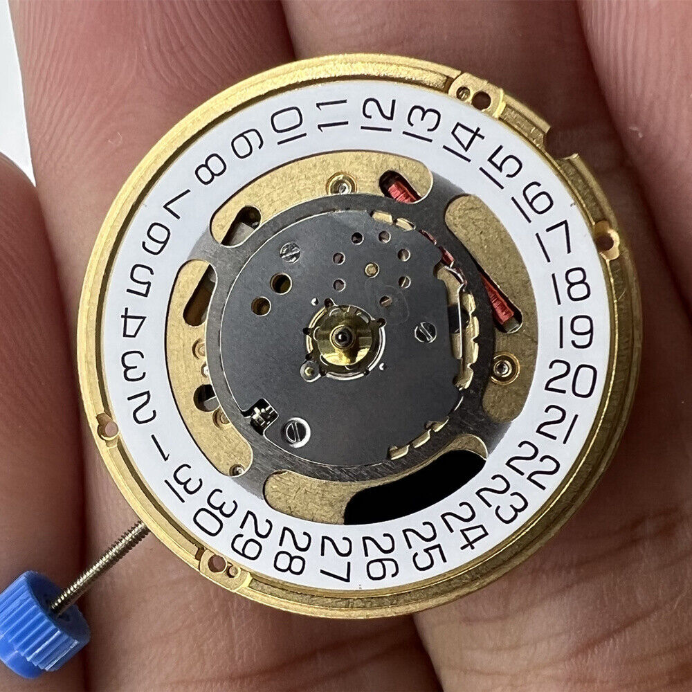 Original ETA F06.412 quartz watch movement by ETA, compatible replacement for 955.112 model.