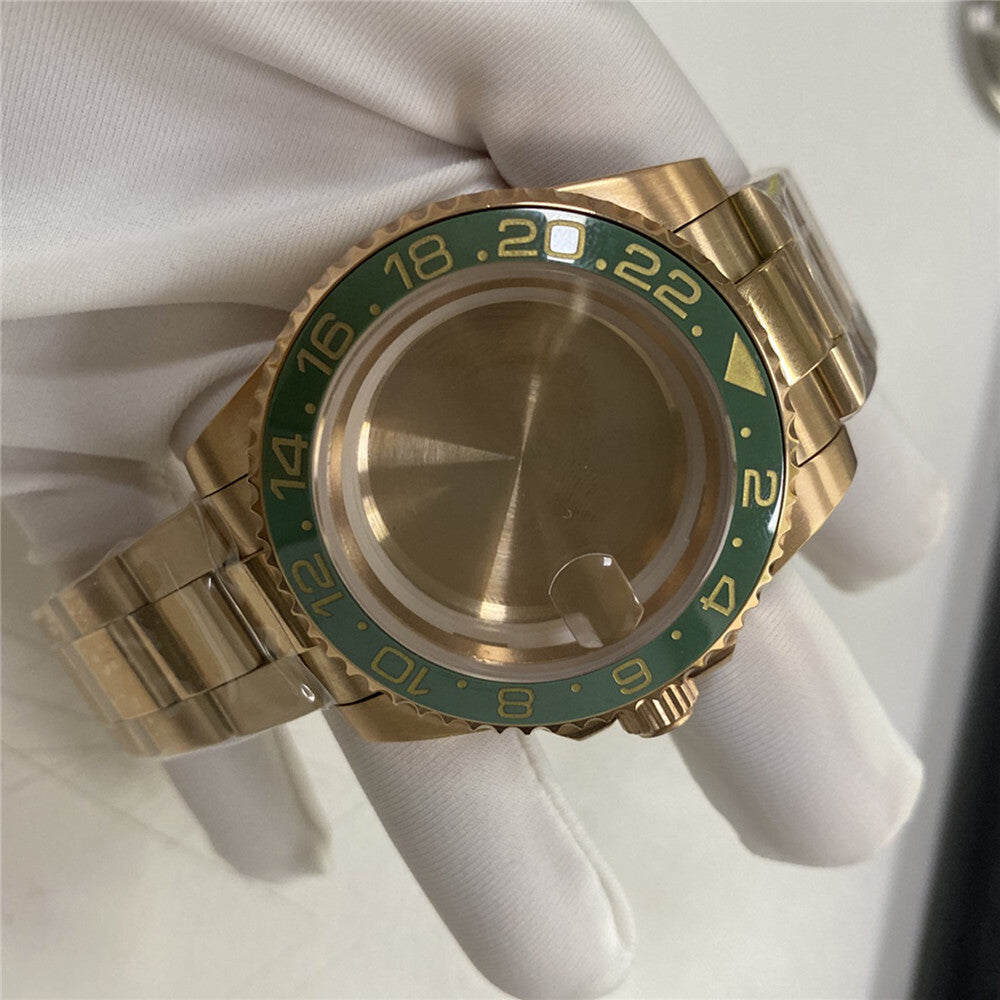 41MM watch case with 20MM strap compatible with Miyota 8215/8205/8200/2813 movements, durable design.