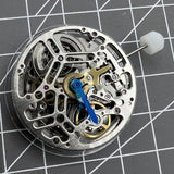 Asian HZ75DOA Silver Hollow Bare Balance Wheel Automatic Mechanical Movement