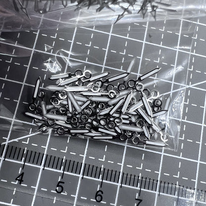 100er Pack Uhrzeiger Silber 11mm Grün Leuchtend Miyota 2035 2115 PC21