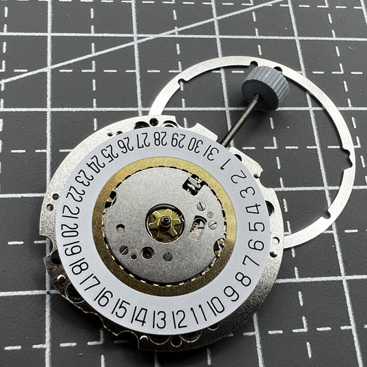 Ronda 705 Quartz Movement Date At 6 3 Hands Single Calendar