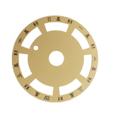 New Golden Vintage Font Watch Date Week Disk Overlay for ETA 2834 Watch Movement