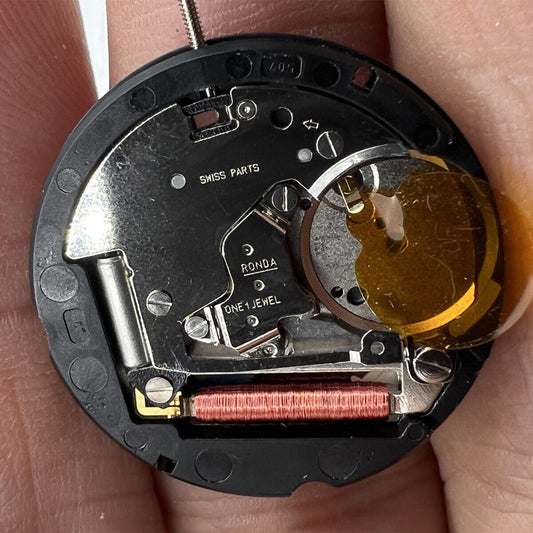 Ronda 507 Swiss quartz watch movement with English characters for precise watch repair parts