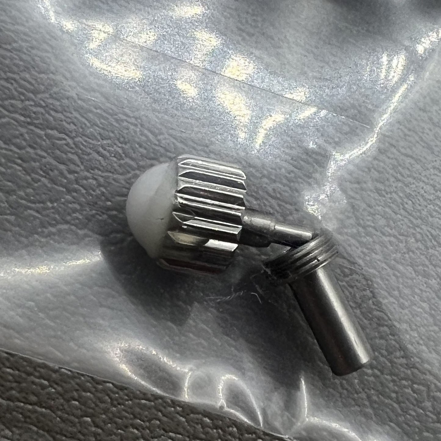 2 Sets Weiße Keramikkrone Ersatzteil 5.5MM für J12 Lady Uhr Modelle