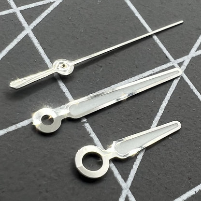 13 mm silberner Rand, C3 blaue Leuchtzeiger, passend für NH35/NH36-Uhrwerk 