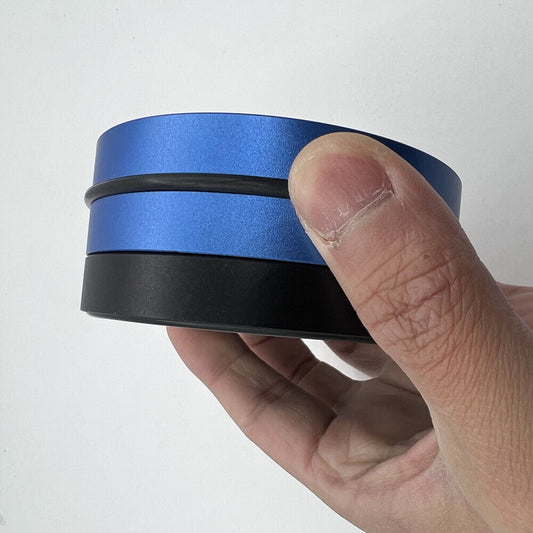 Rotating 10-hole stand for 0.6-2.0mm watch screwdriver storage and organization.