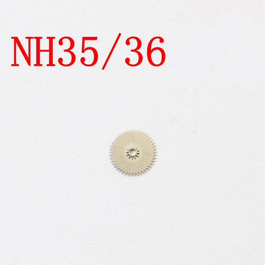 Automatic watch replacement wheel for NH35 NH36 movements, precise fit for seamless repairs.
