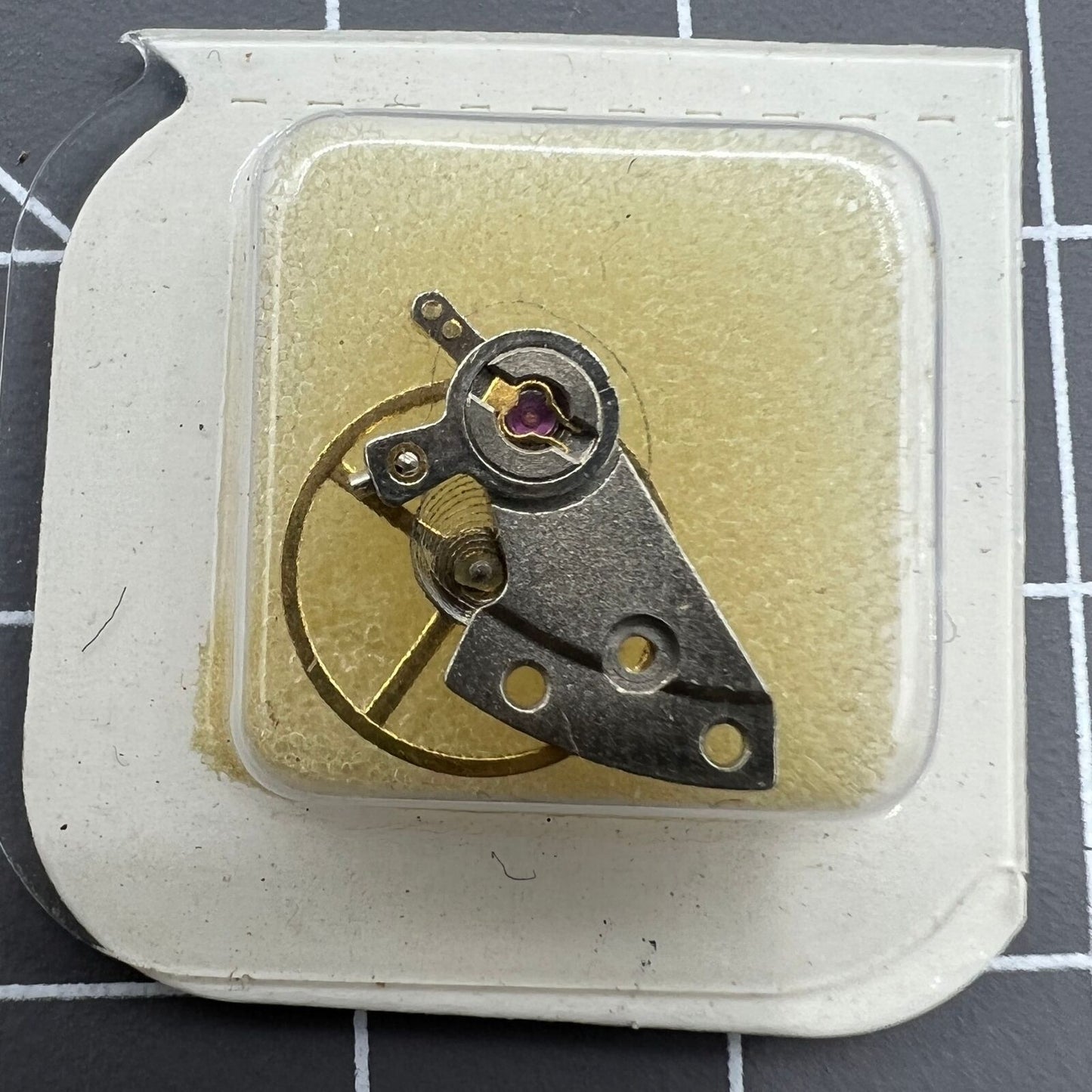 Complete balance wheel with splint for Mingzhu 2813 8205 movement, precision watch part by Mingzhu.