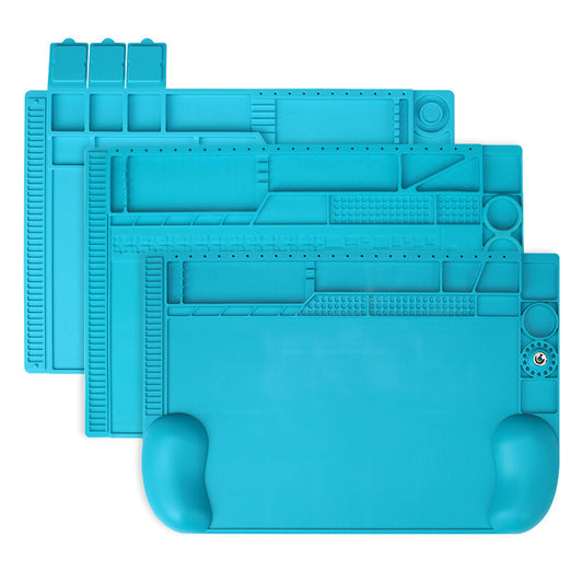 Tapis de travail en silicone pour station de soudage résistante à la chaleur