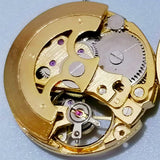 26.5mm Diameter 7120 Automatic Mechanical Watch Movement Golden Hollow