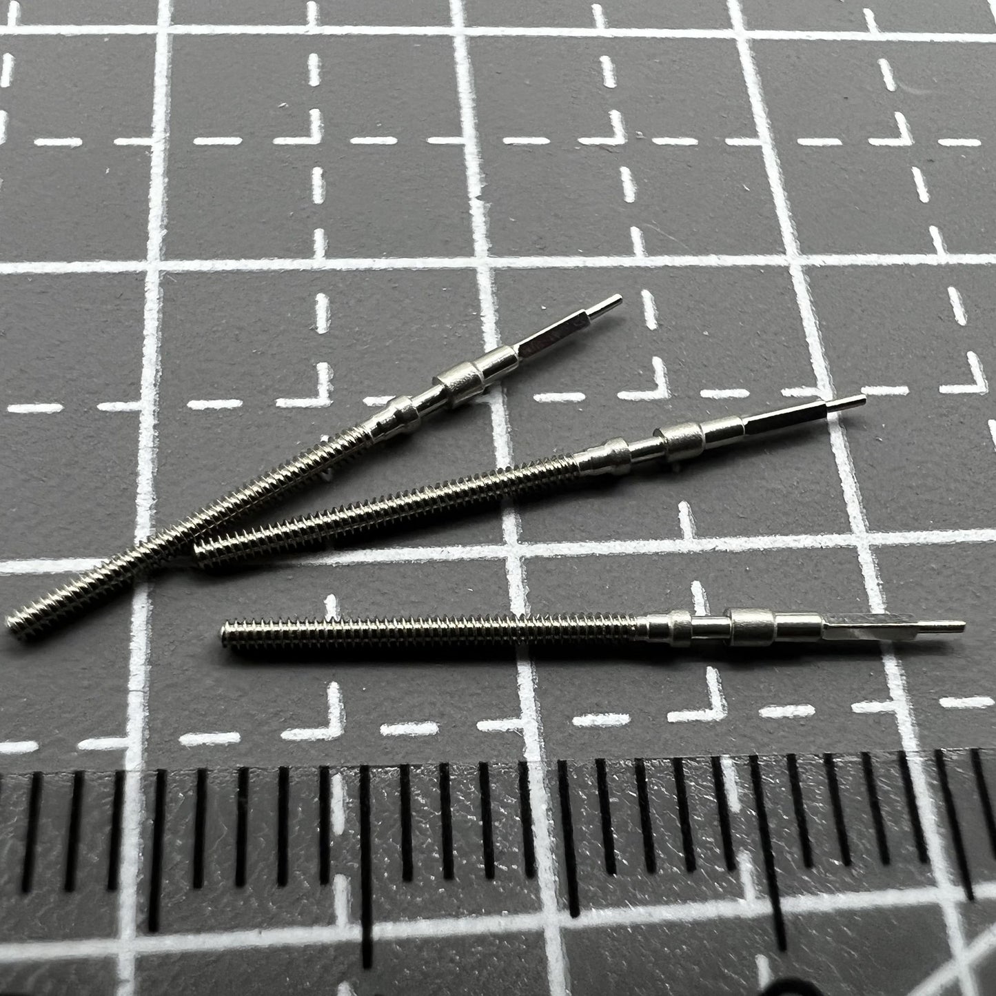 Watch winding stems compatible with Seiko 7S26 7S36 movements for precise repairs.