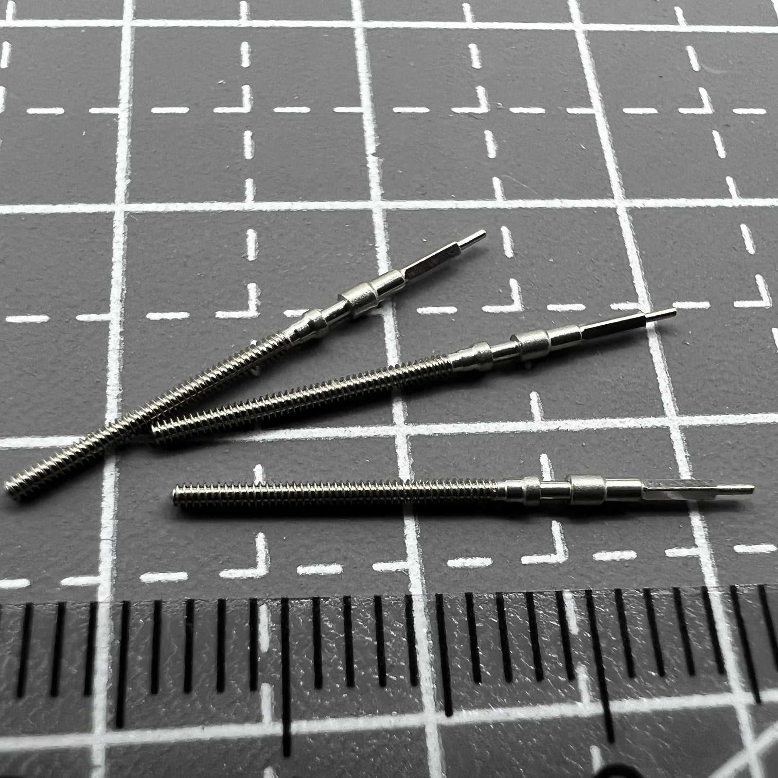 Watch winding stems compatible with Seiko 7S26 7S36 movements for precise repairs.