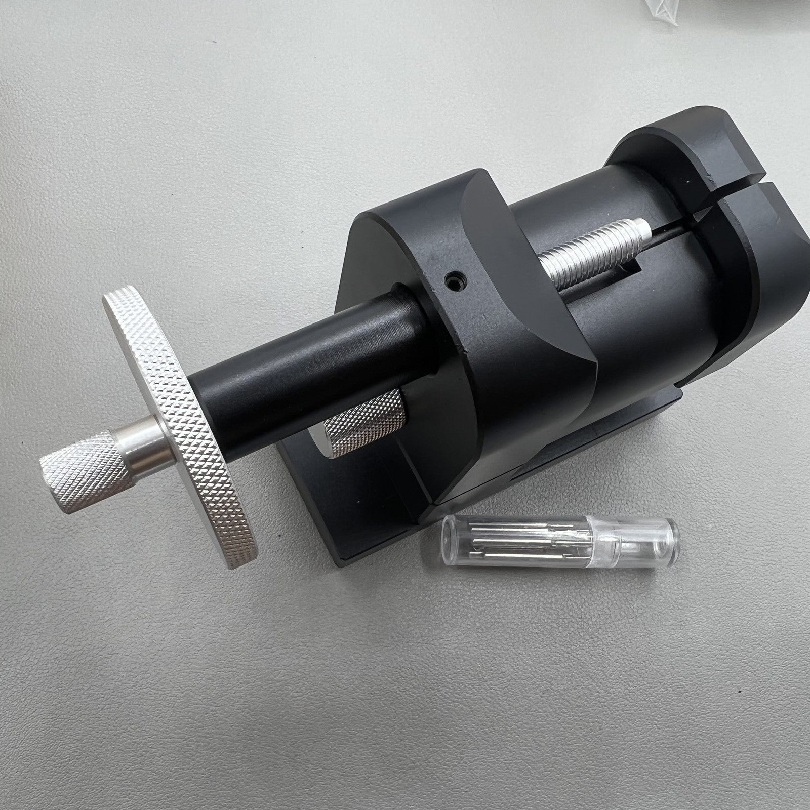 Adjust Watch Strap Link Pin Remover tool for precise bracelet chain pin removal, ideal for watch accessory maintenance.