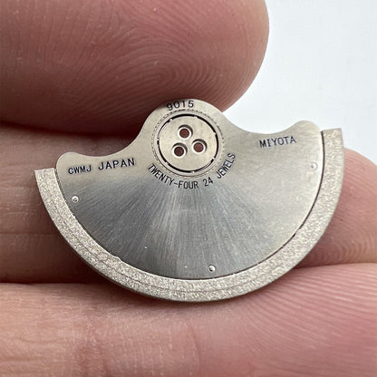 Rotor oscillating weight for Miyota 9015 watch movement, precision-made for smooth winding.