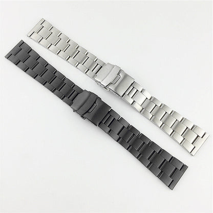 Diving Silk watch band with double lock buckle, waterproof strap for 18-26mm watches.