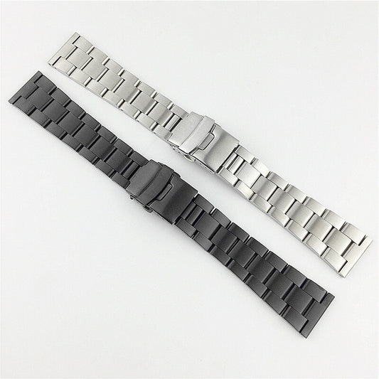 Diving Silk watch band with double lock buckle, waterproof strap for 18-26mm watches.