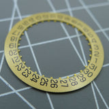 Generic Golden Date Disk Date Wheel New for ETA 2834 2836 2846 Movement