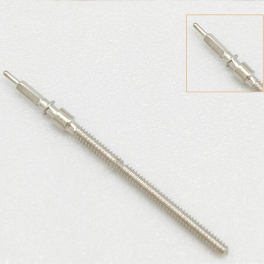 Set of 10 generic watch winding stems for ST6 movement, ideal for repairs and replacements.