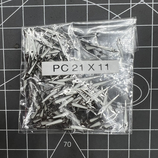 Lot de 100 aiguilles lumineuses vertes de 11 mm pour montre à quartz Hattori Epson PC21