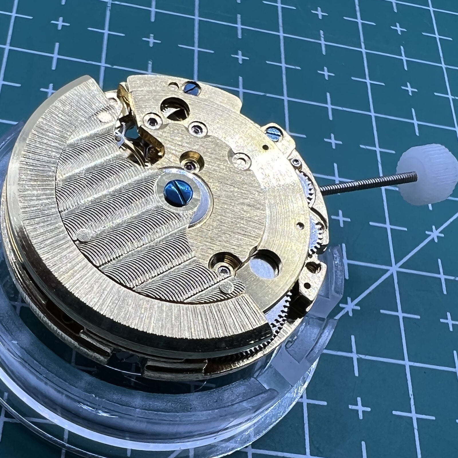 Wholesale 8205 mechanical watch featuring skeleton star phase and small seconds at 5 o'clock.