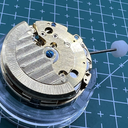 Wholesale 8205 mechanical watch featuring skeleton star phase and small seconds at 5 o'clock.