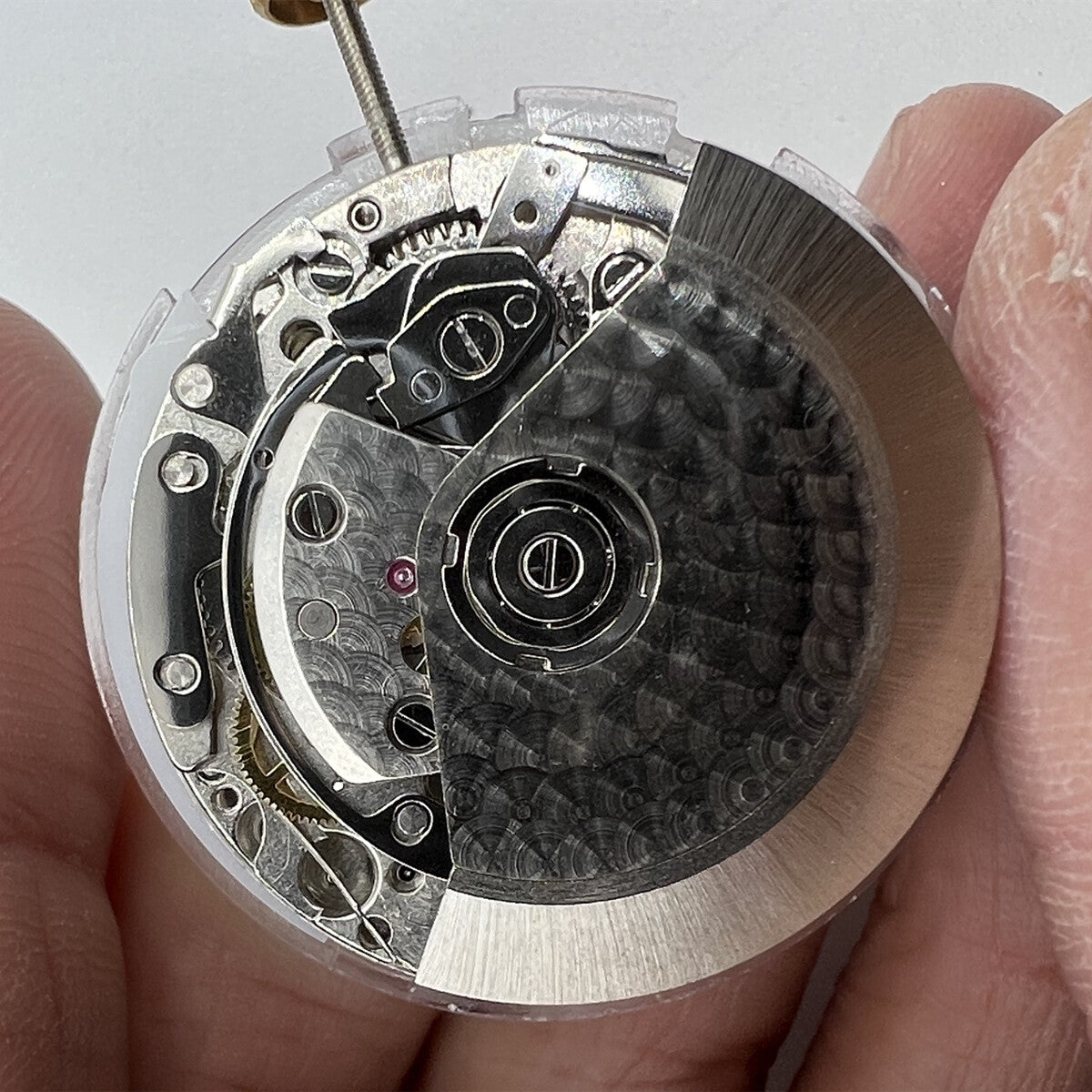 Asian 7750 automatic chronograph watch movement with ETA 7753 layout, small seconds at 6 o?clock