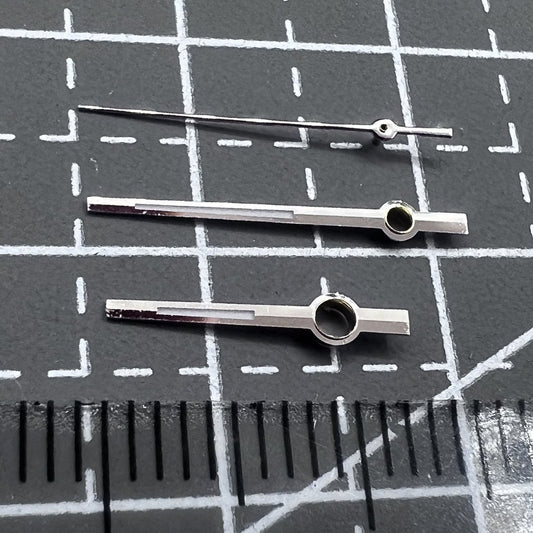 2 Sets/Pack Rose Golden Trim Green Lume Hands for Miyota 8285 Fit 31mm Watch