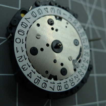 Hattori Epson TMI VD51C quartz watch movement by Japan-made, ensuring precise timekeeping and long-lasting durability.