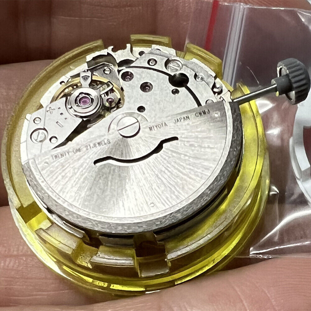 Miyota / Citizen 8215 Silver Plated Japan Automatic Mechanical Movement
