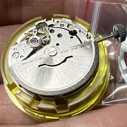 Miyota / Citizen 8215 Silver Plated Japan Automatic Mechanical Movement