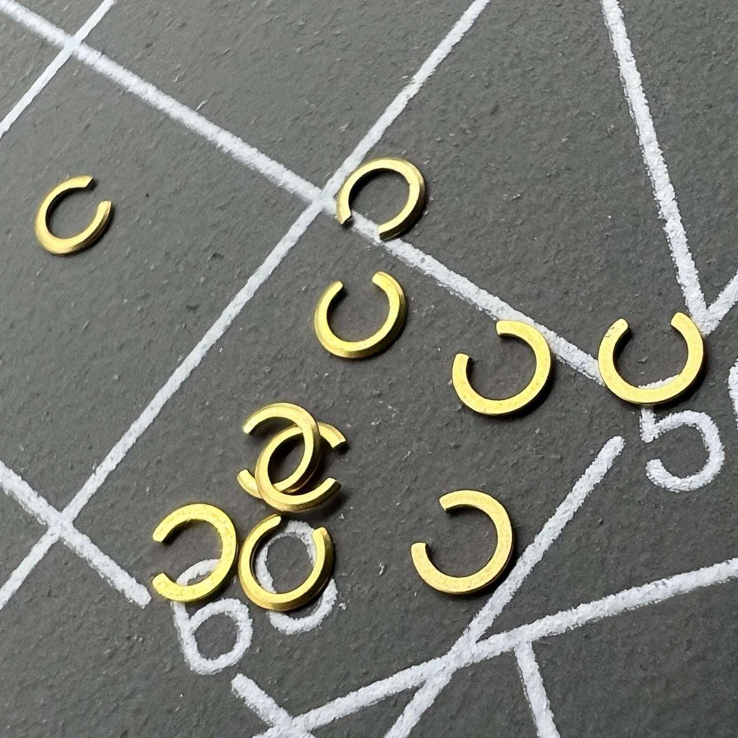 50 Miyota 8200 weekly dial jumper spare parts for watch repair and maintenance