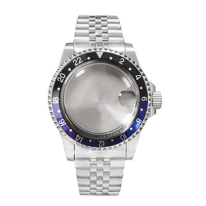 39.5MM Stainless Steel Watch Case+Watch Strap for NH35/NH36 Watch Accessiess