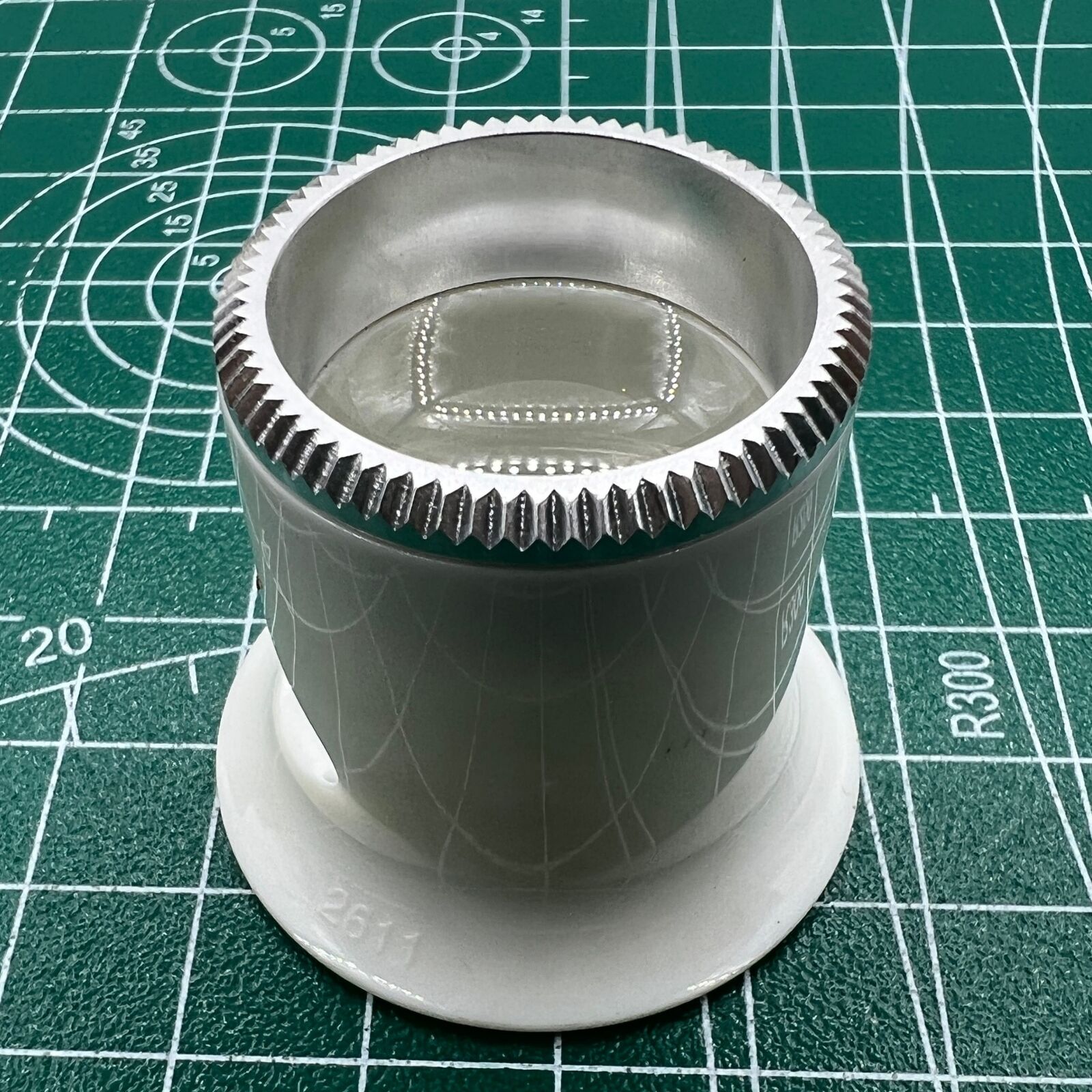 Swiss Bergeon 2611-TB-2 loupe with 5x magnification for detailed watch repair and inspection.