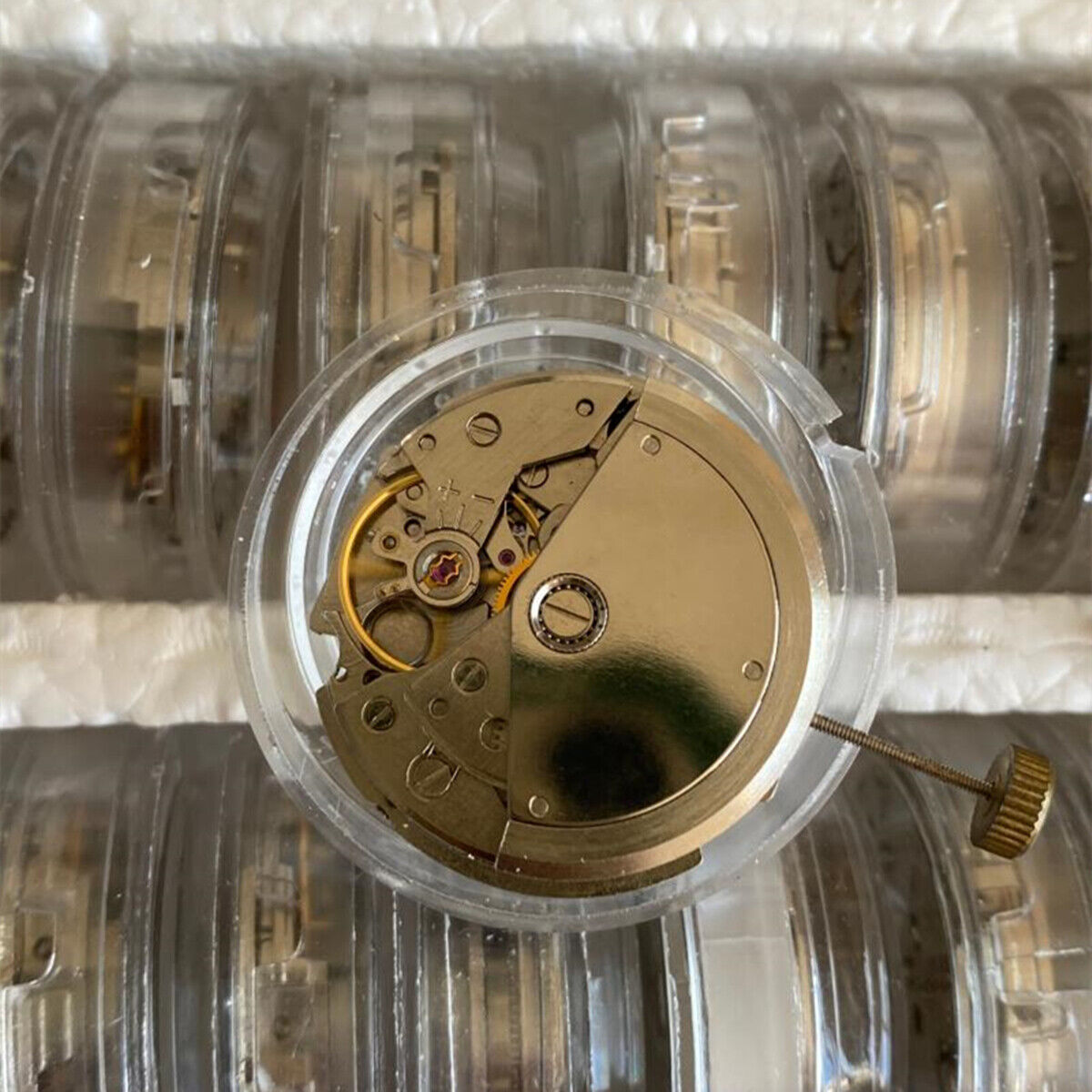 Shanghai 7753 automatic mechanical watch movement for disassembled practice, precision engineering by China brand.