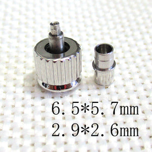 6.5X5.7mm Replacement Silver Watch Crown Generic for Conquest L3.782.4 Watch