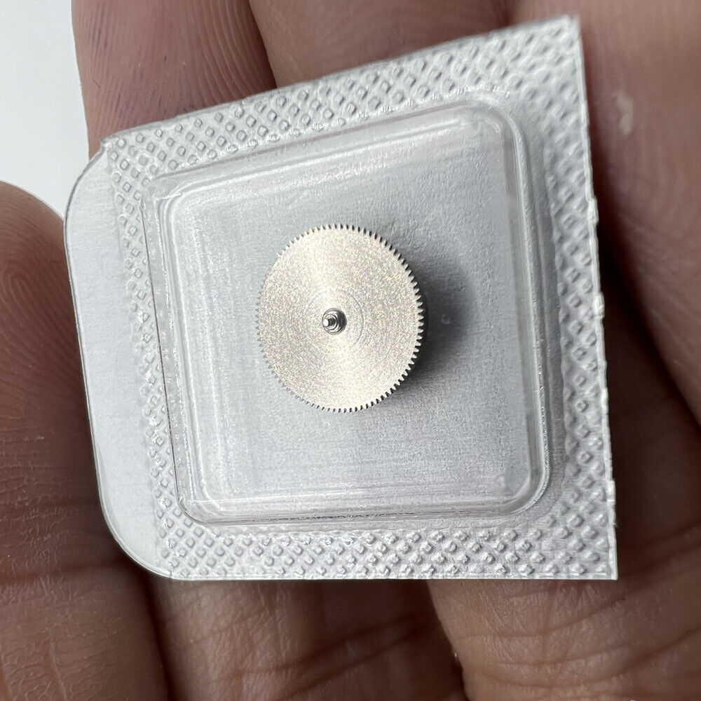 Complete barrel with new mainspring for ETA 2000-1 watch movement, precision spare part.