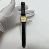 28mm Seagull Manual Mechanical Ladies Watch Golden Square Case Golden Nail