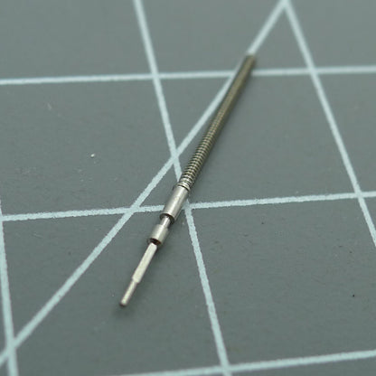 Set of 3 watch winding stems for Ronda 505, 515, 507, 517 movements, ideal for repairs.