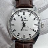 38mm Shanghai Factory Made Manual Mechanical Watch White Dial 3 Hands 19 Jews