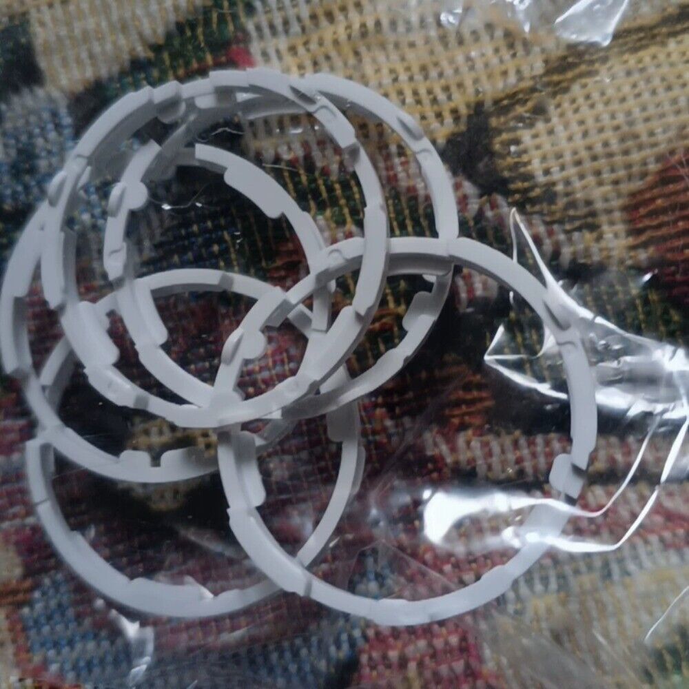 Plastic spacer ring for Miyota 8200 series watch movement, ensuring secure case fitting.