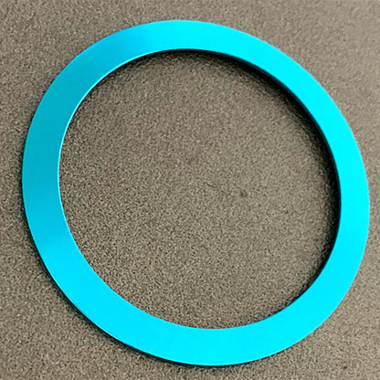 38mm/30.5mm aluminum watch bezel insert, durable replacement part with smooth finish, compatible with various watch models.