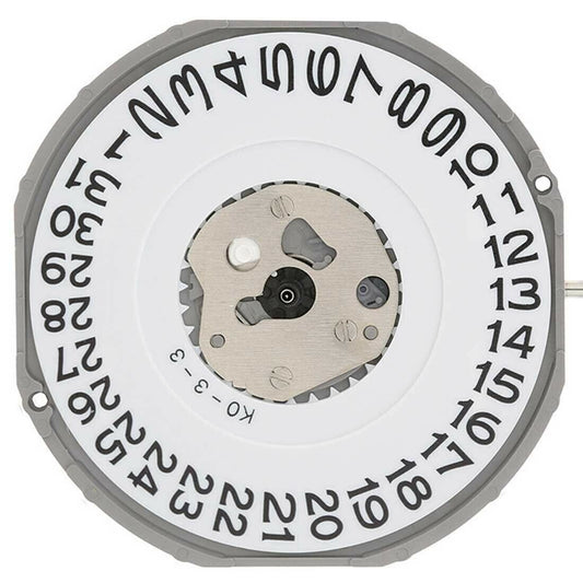 Miyota 2415 Japan Quartz Movement Date at 6