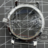 44mm Watch Case Stainless Steel Case for 6498 Seagull ST3600/ST3621 or ETA 6497