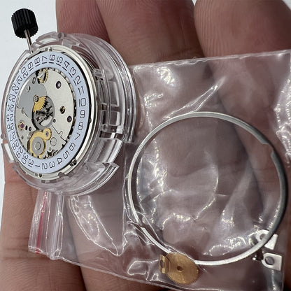 Mouvement automatique Seagull ST2130, clone plaqué argent, remplacement pour ETA 2824-2 