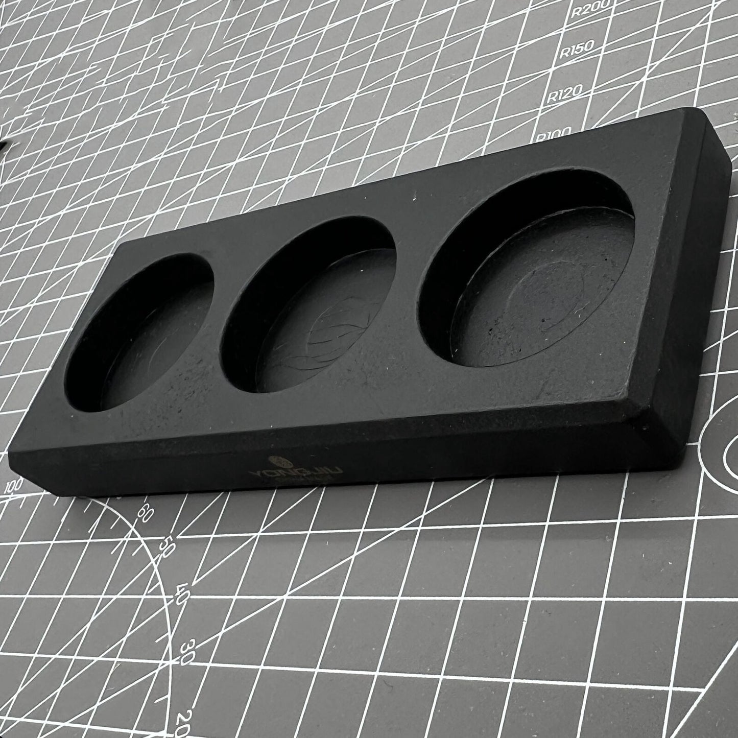 Black stand holder for BG Automatic Precision Oilers 7718-7720, providing stable and organized tool storage.