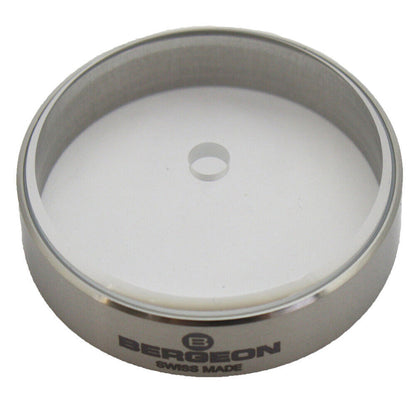 Bergeon 30105 hairspring holder with 3.50mm center hole for precise watch repair and maintenance tasks.