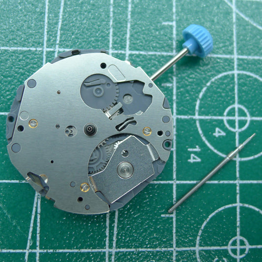 Wholesale Miyota 6P23 quartz watch movement with 5 hands, reliable precision for watch accessories.