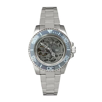 NH70 40mm Stainless Steel Watch Case Sapphire Glass Hollow Dial Luminous Hands