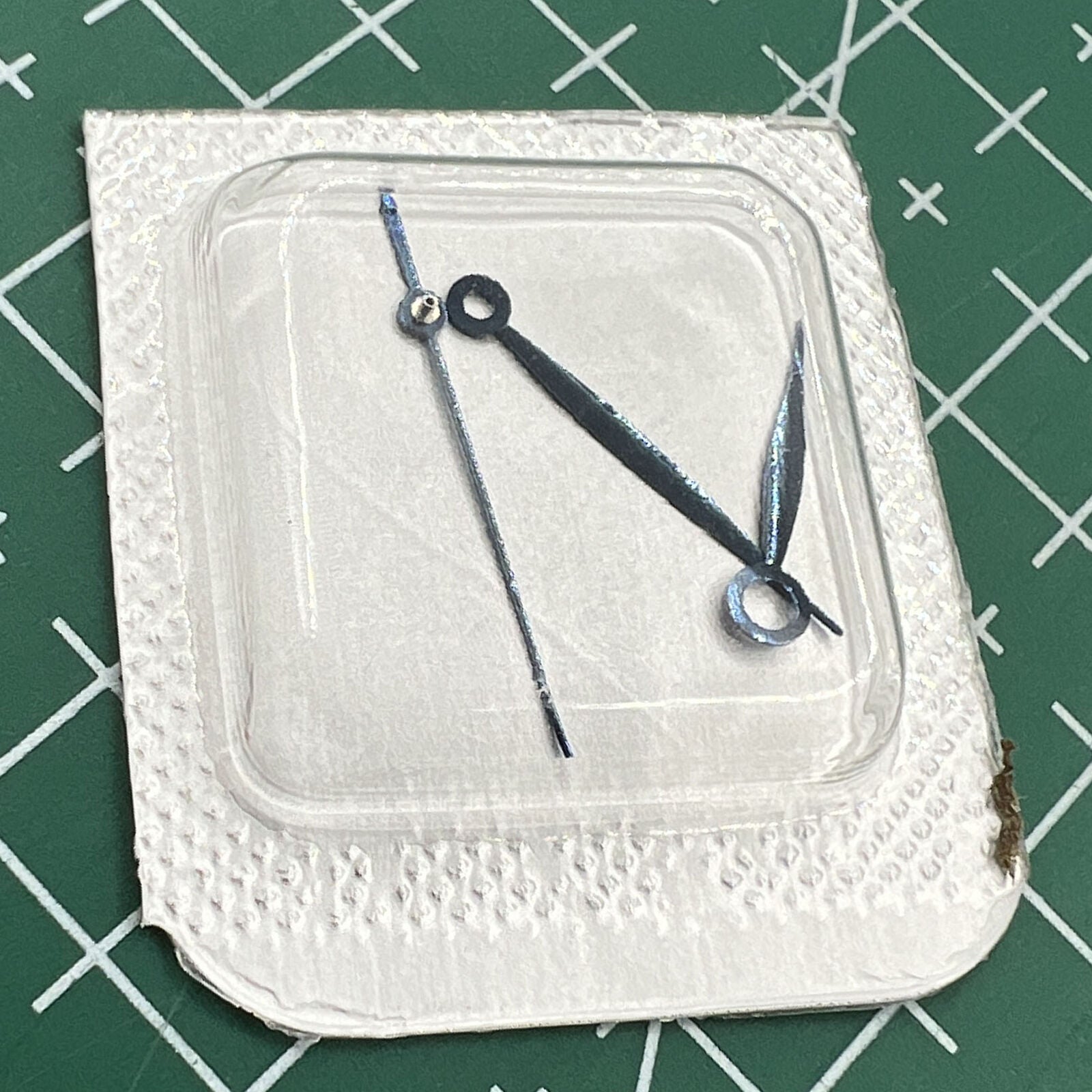 Blue baking finish watch hands for ETA 2892 2824 2836 movement, wholesale lot, precision timing parts.