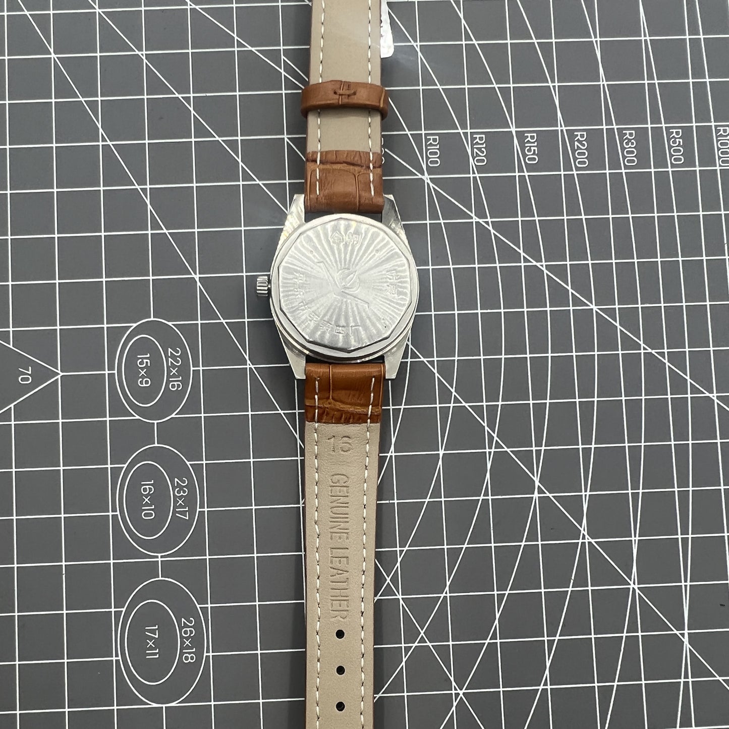 32mm China Chunlan Manual Mechanical Watch 17 Jews Silver Dial Silver Nail